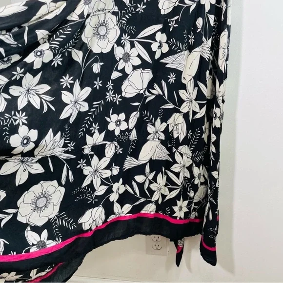 Anthropologie Black and White Asymmetrical Sundress - Picture 4 of 9